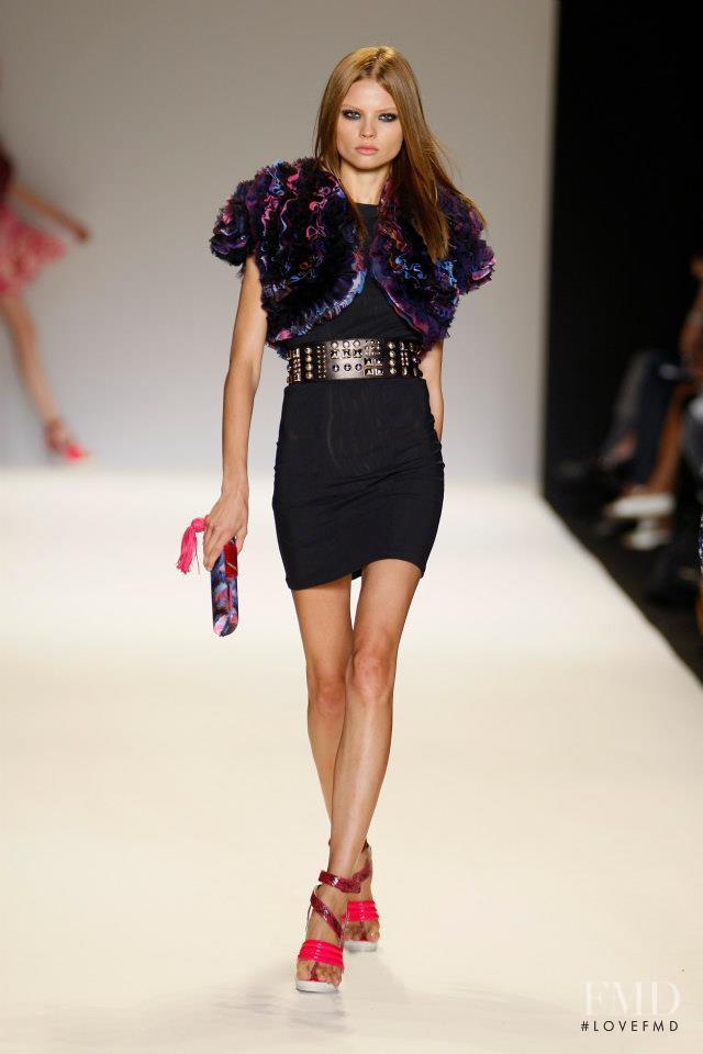 Magdalena Frackowiak featured in  the Matthew Williamson fashion show for Spring/Summer 2009