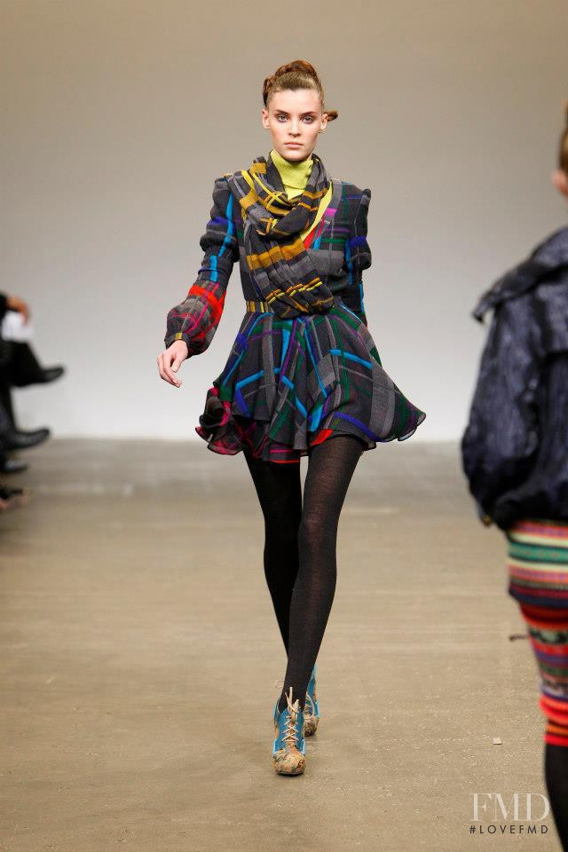 Alison Nix featured in  the Matthew Williamson fashion show for Autumn/Winter 2008