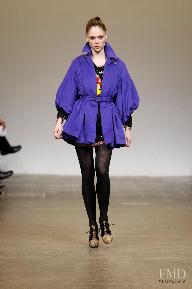Coco Rocha featured in  the Matthew Williamson fashion show for Autumn/Winter 2008