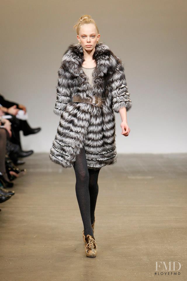 Tanya Dyagileva featured in  the Matthew Williamson fashion show for Autumn/Winter 2008