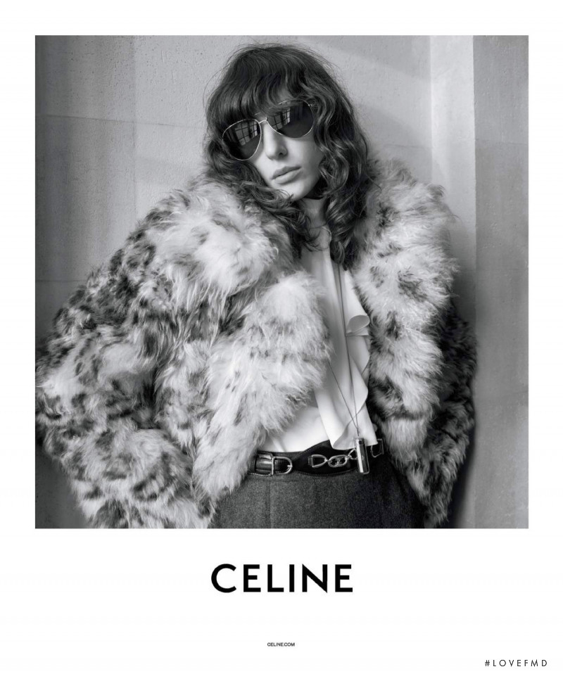 Karolina Laczkowska featured in  the Celine advertisement for Autumn/Winter 2019
