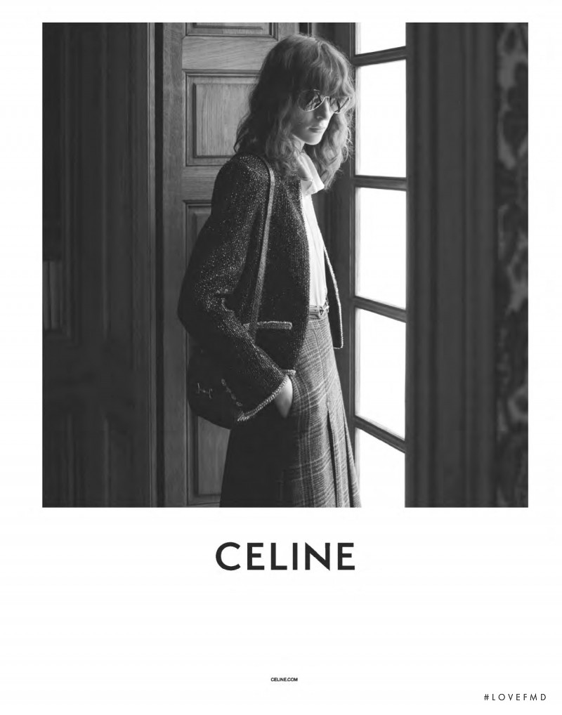 Karolina Laczkowska featured in  the Celine advertisement for Autumn/Winter 2019