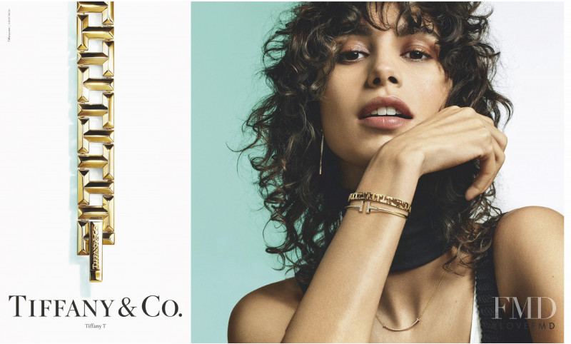 Mica Arganaraz featured in  the Tiffany & Co. advertisement for Autumn/Winter 2019