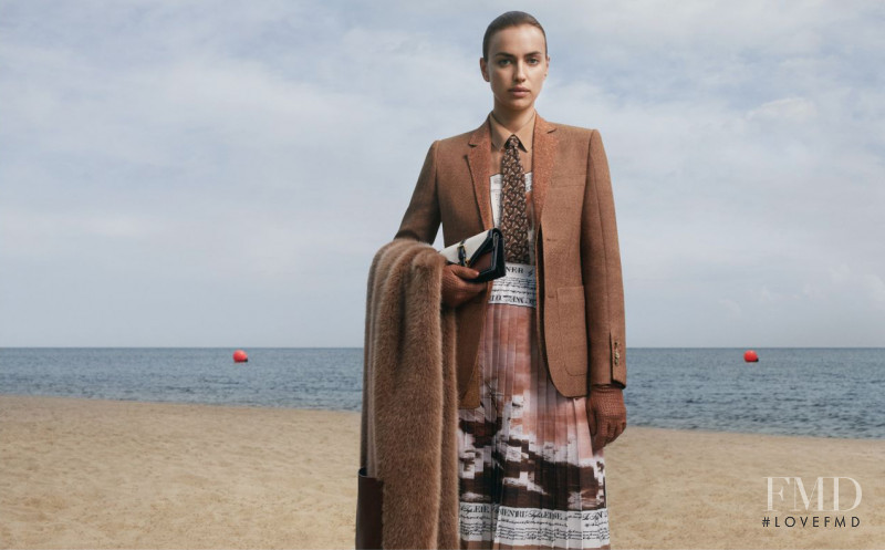 Irina Shayk featured in  the Burberry advertisement for Autumn/Winter 2019
