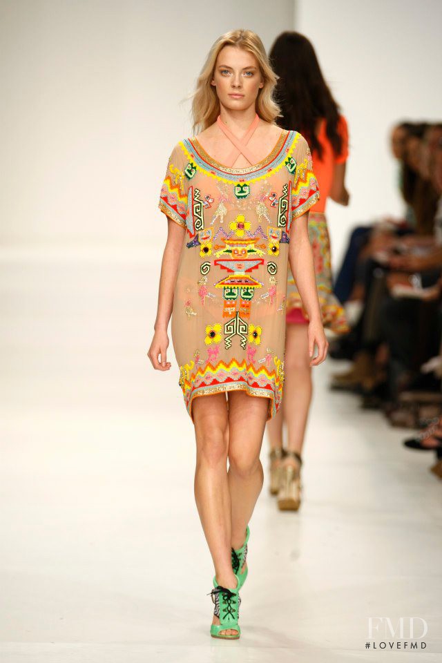 Julia Dunstall featured in  the Matthew Williamson fashion show for Spring/Summer 2008