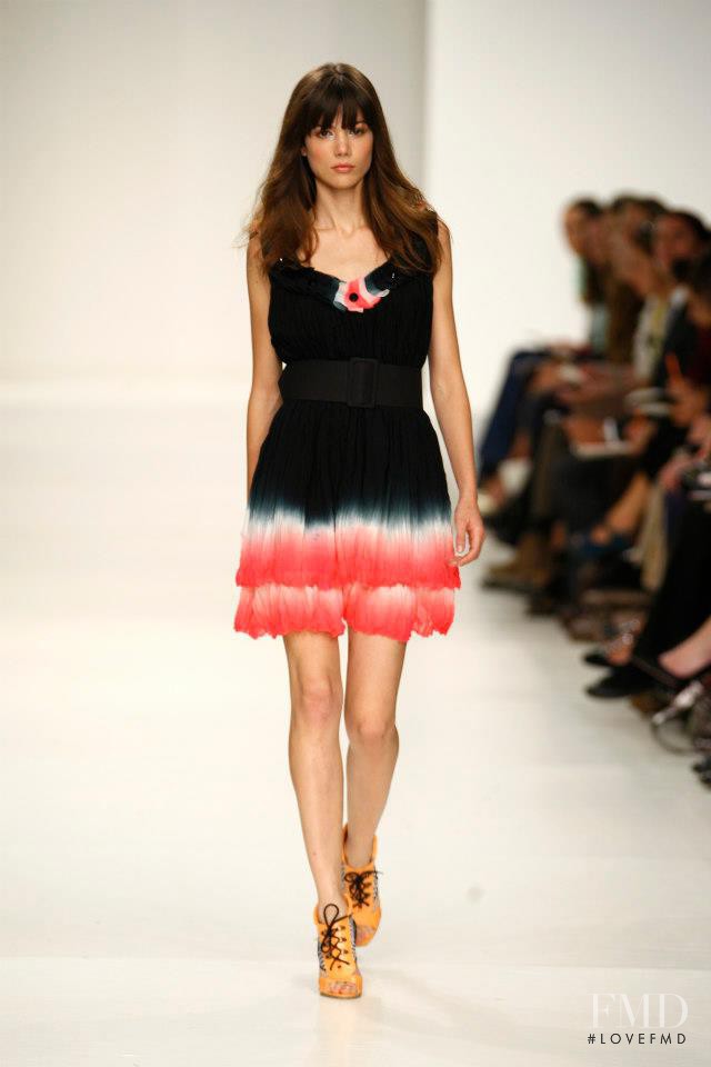 Sheila Marquez featured in  the Matthew Williamson fashion show for Spring/Summer 2008