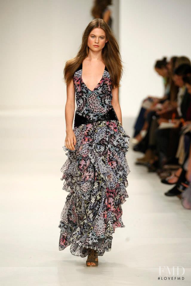 Behati Prinsloo featured in  the Matthew Williamson fashion show for Spring/Summer 2008