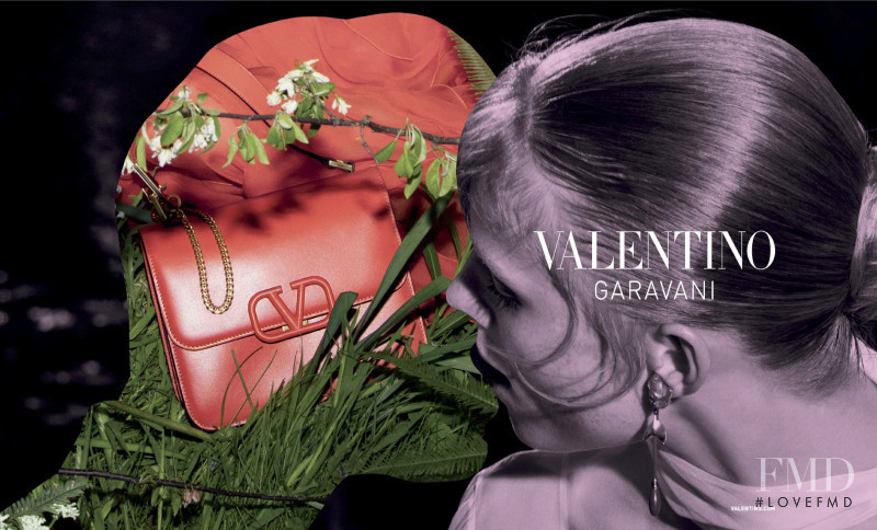 Rianne Van Rompaey featured in  the Valentino advertisement for Autumn/Winter 2019