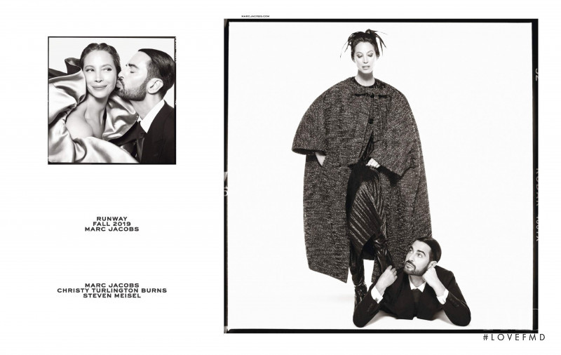 Christy Turlington featured in  the Marc Jacobs advertisement for Autumn/Winter 2019