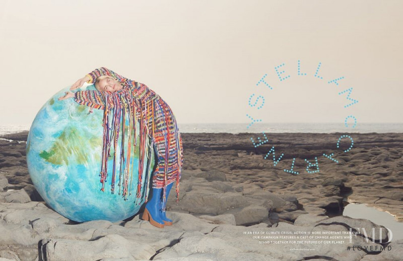 Amber Valletta featured in  the Stella McCartney advertisement for Autumn/Winter 2019