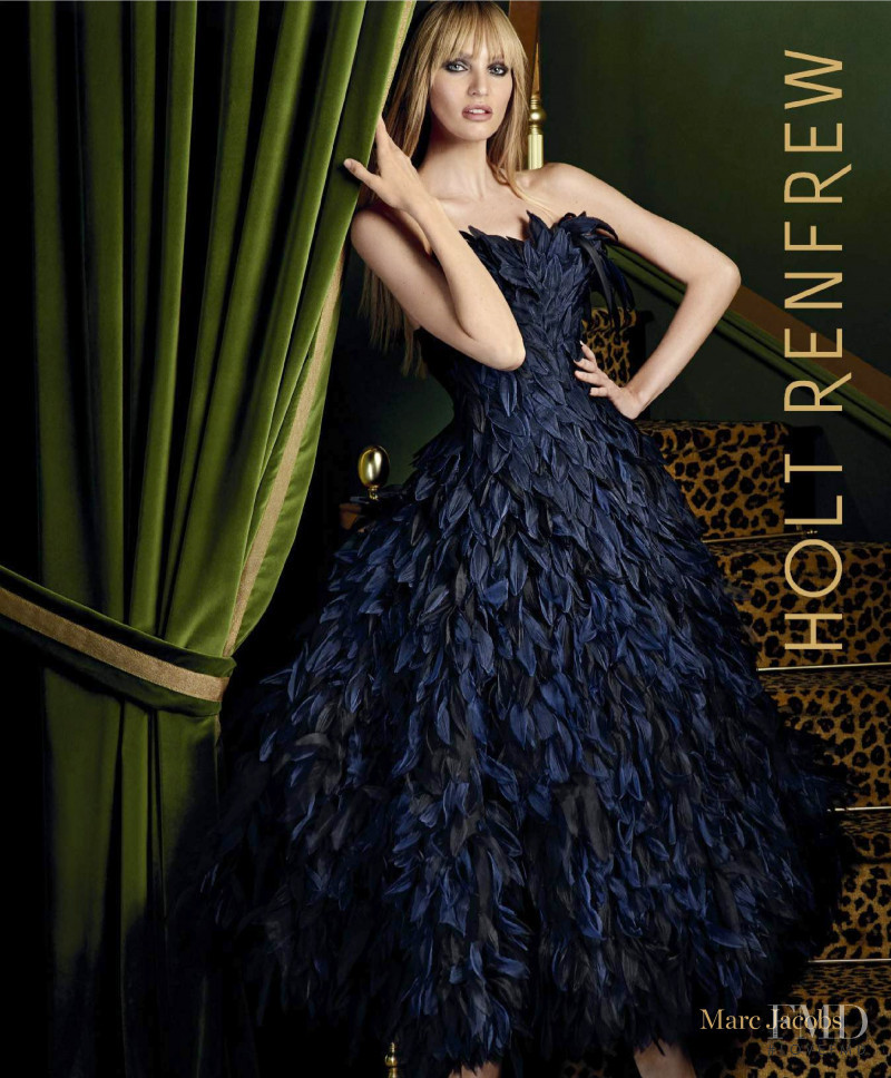 Candice Swanepoel featured in  the Holt Renfrew advertisement for Autumn/Winter 2019