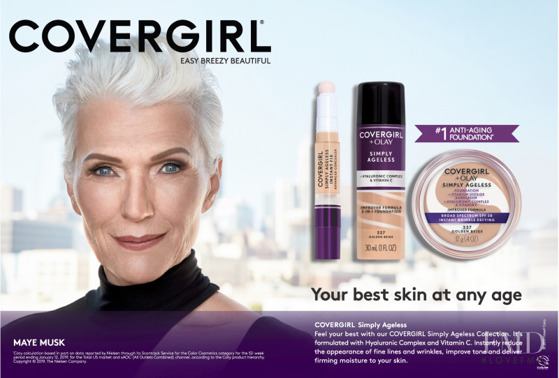 Cover Girl advertisement for Autumn/Winter 2019