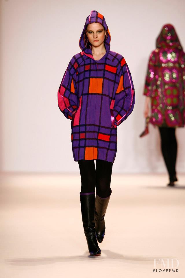 Olya Ivanisevic featured in  the Matthew Williamson fashion show for Autumn/Winter 2007