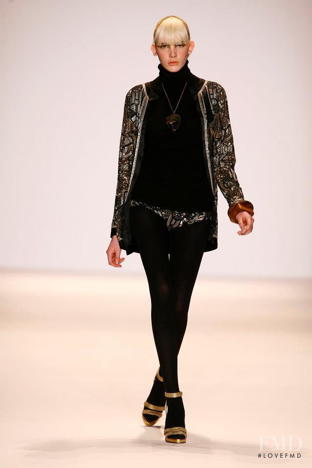 Georgia Frost featured in  the Matthew Williamson fashion show for Autumn/Winter 2007