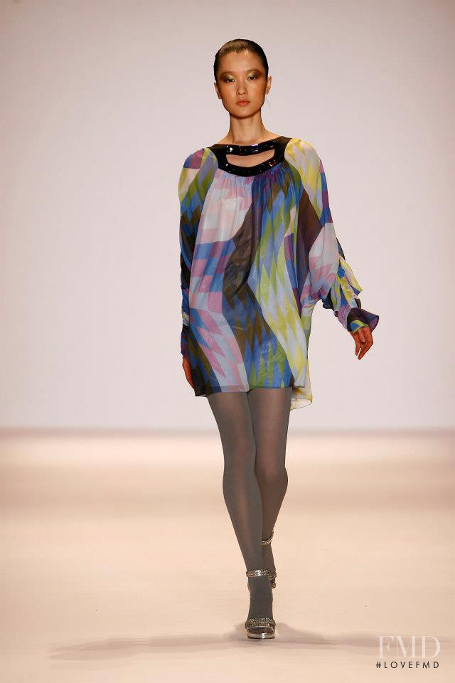 Du Juan featured in  the Matthew Williamson fashion show for Autumn/Winter 2007