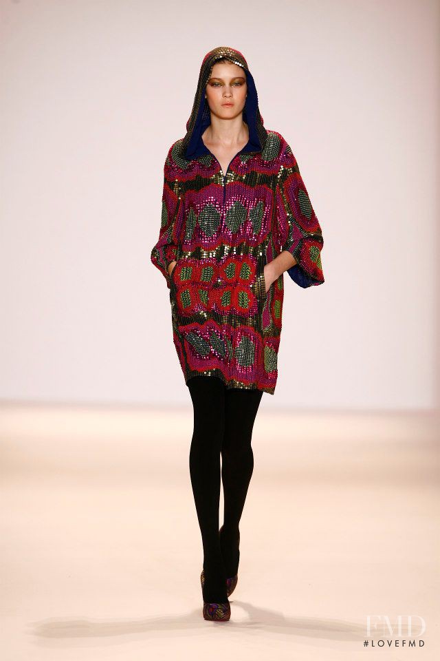 Diana Moldovan featured in  the Matthew Williamson fashion show for Autumn/Winter 2007