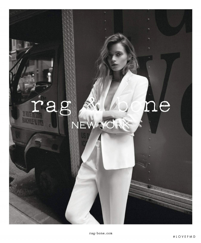 Ana Beatriz Barros featured in  the rag & bone advertisement for Autumn/Winter 2019