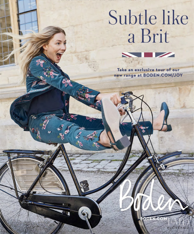 Boden advertisement for Autumn/Winter 2019