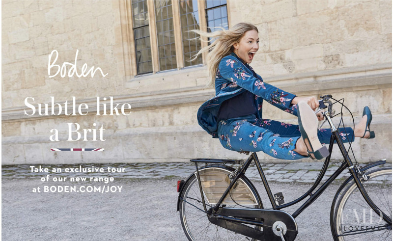 Boden advertisement for Autumn/Winter 2019