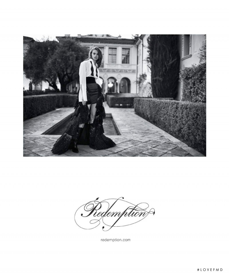 Birgit Kos featured in  the Redemption advertisement for Autumn/Winter 2019