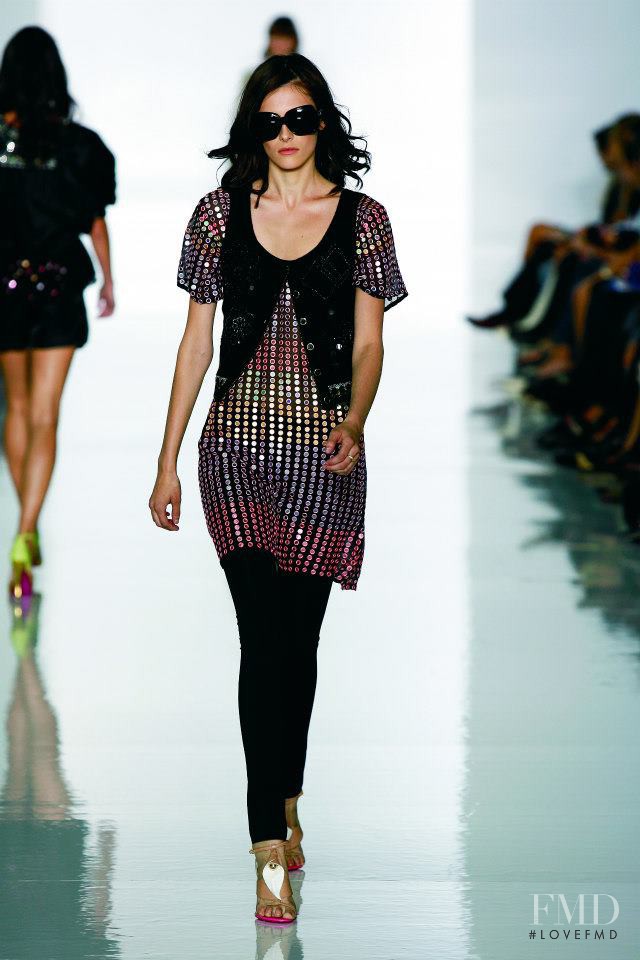 Jessica Lewis featured in  the Matthew Williamson fashion show for Spring/Summer 2007
