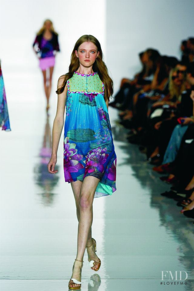 Vlada Roslyakova featured in  the Matthew Williamson fashion show for Spring/Summer 2007