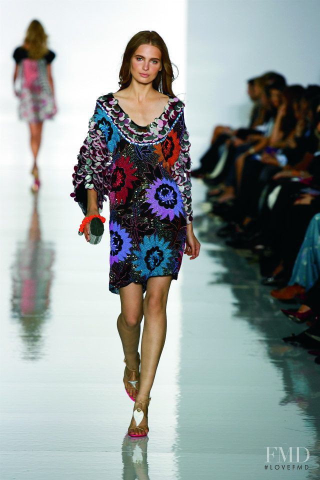 Mariya Markina featured in  the Matthew Williamson fashion show for Spring/Summer 2007