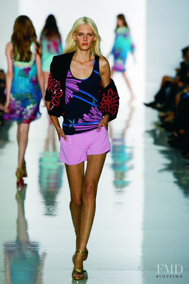 Romina Lanaro featured in  the Matthew Williamson fashion show for Spring/Summer 2007