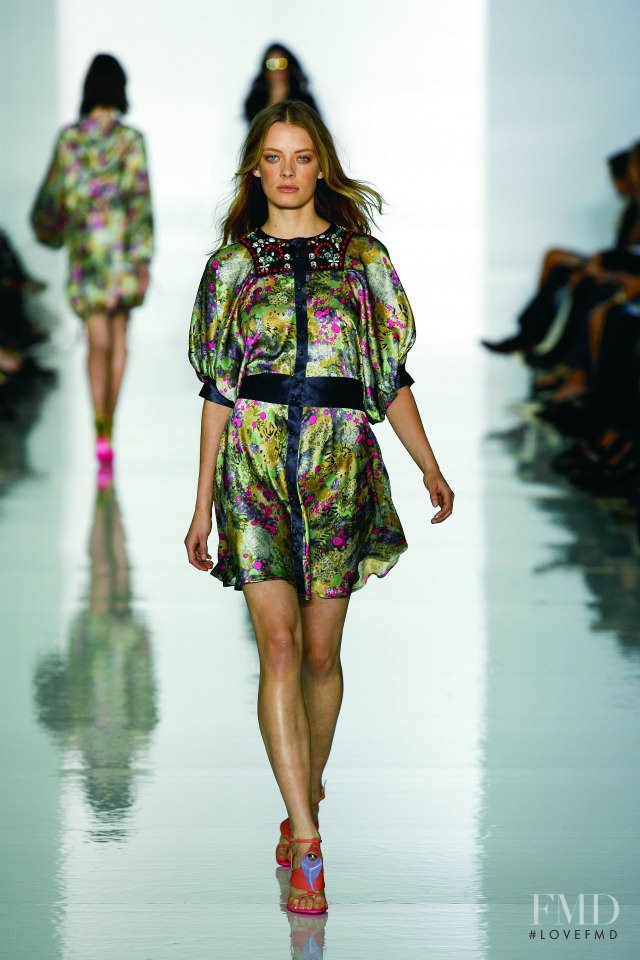 Julia Dunstall featured in  the Matthew Williamson fashion show for Spring/Summer 2007