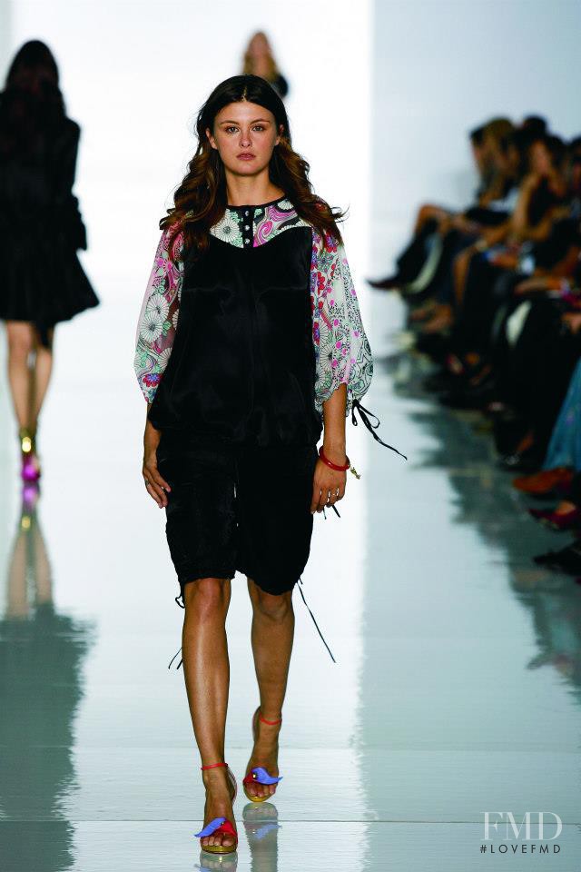 Trish Goff featured in  the Matthew Williamson fashion show for Spring/Summer 2007