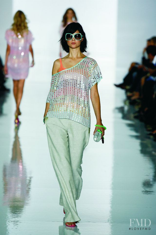 Patricia Schmid featured in  the Matthew Williamson fashion show for Spring/Summer 2007