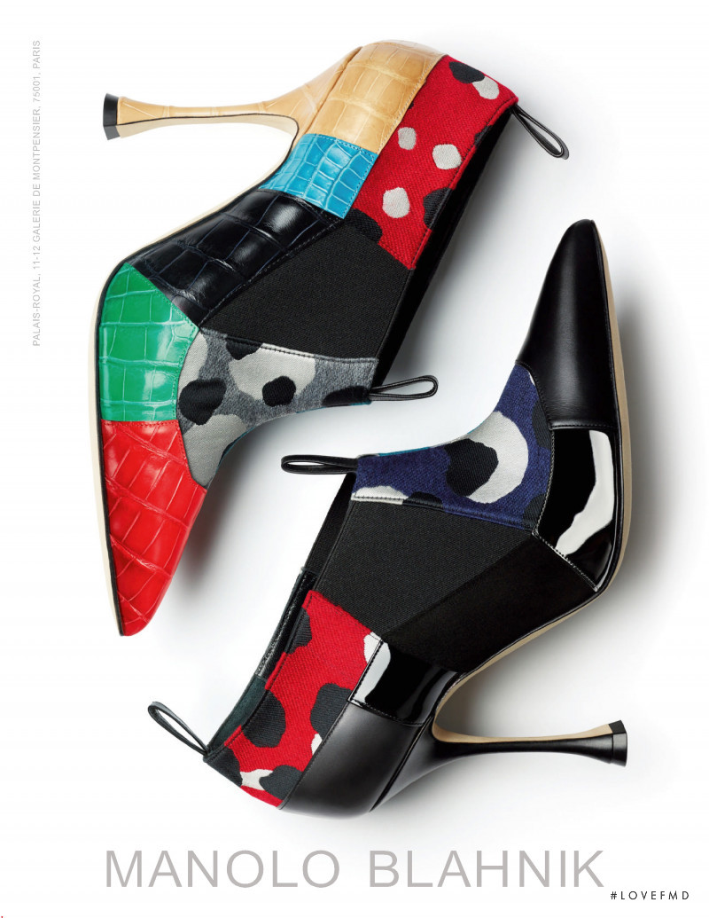 Manolo Blahnik advertisement for Autumn/Winter 2019