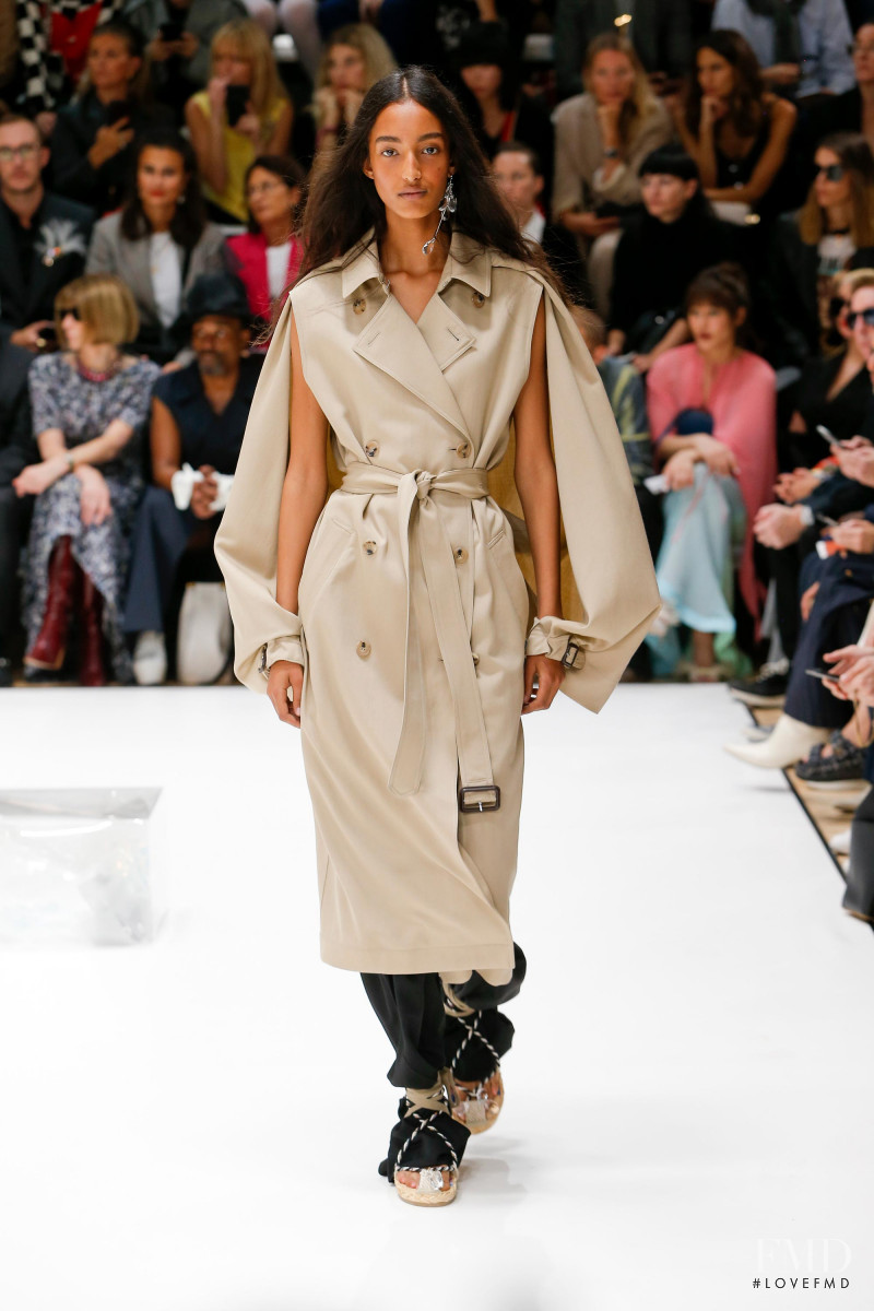 Mona Tougaard featured in  the J.W. Anderson fashion show for Spring/Summer 2020