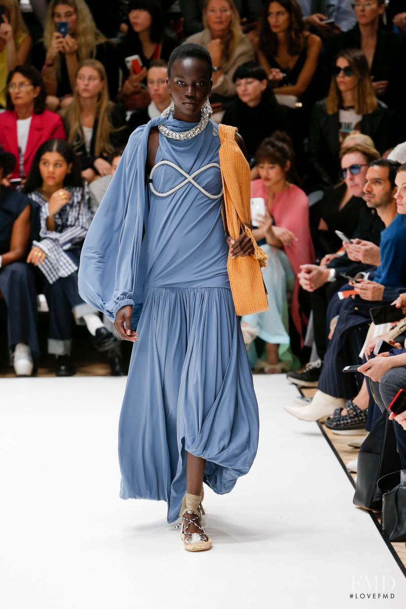 Achenrin Madit featured in  the J.W. Anderson fashion show for Spring/Summer 2020
