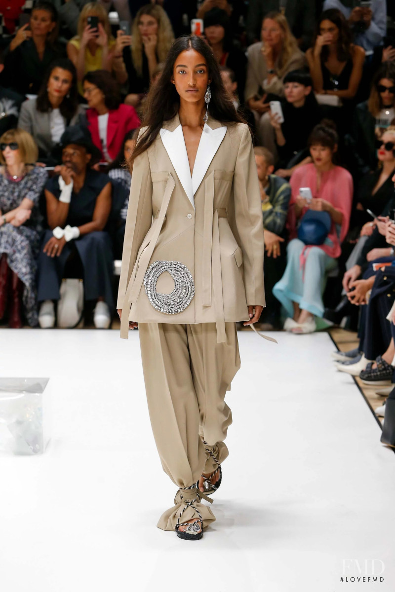 Mona Tougaard featured in  the J.W. Anderson fashion show for Spring/Summer 2020