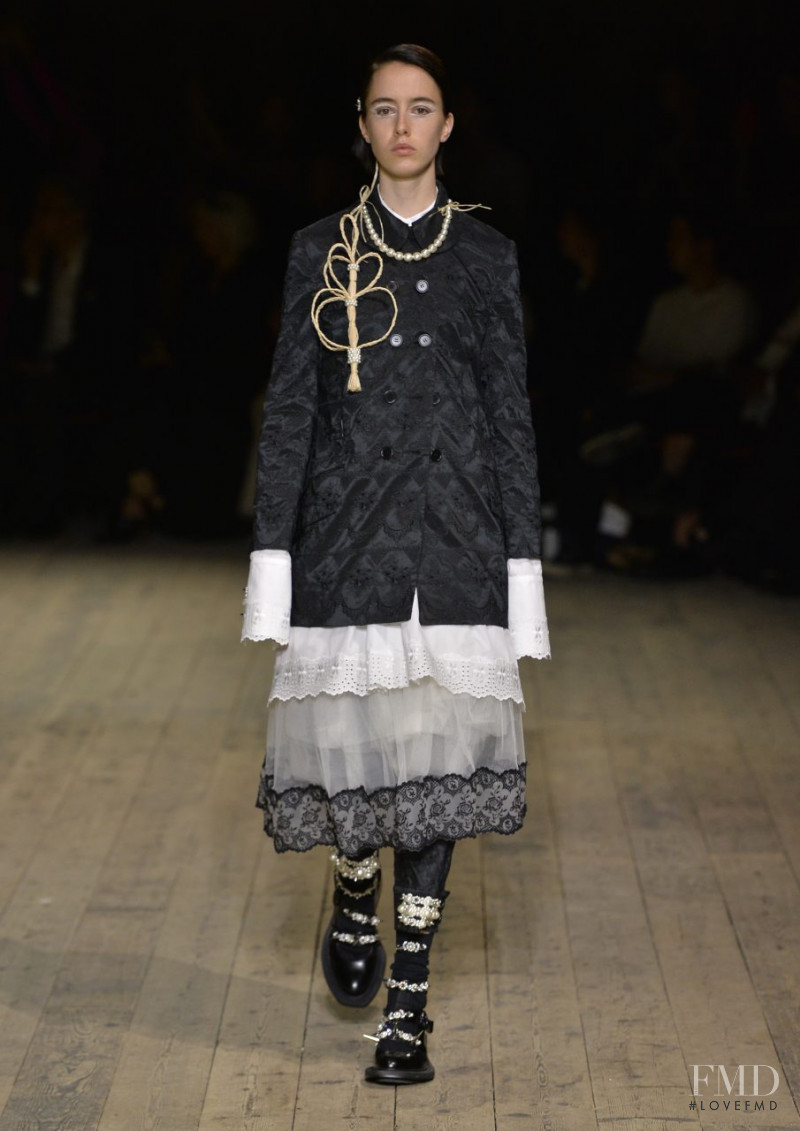 Anahi Irina Puntin featured in  the Simone Rocha fashion show for Spring/Summer 2020