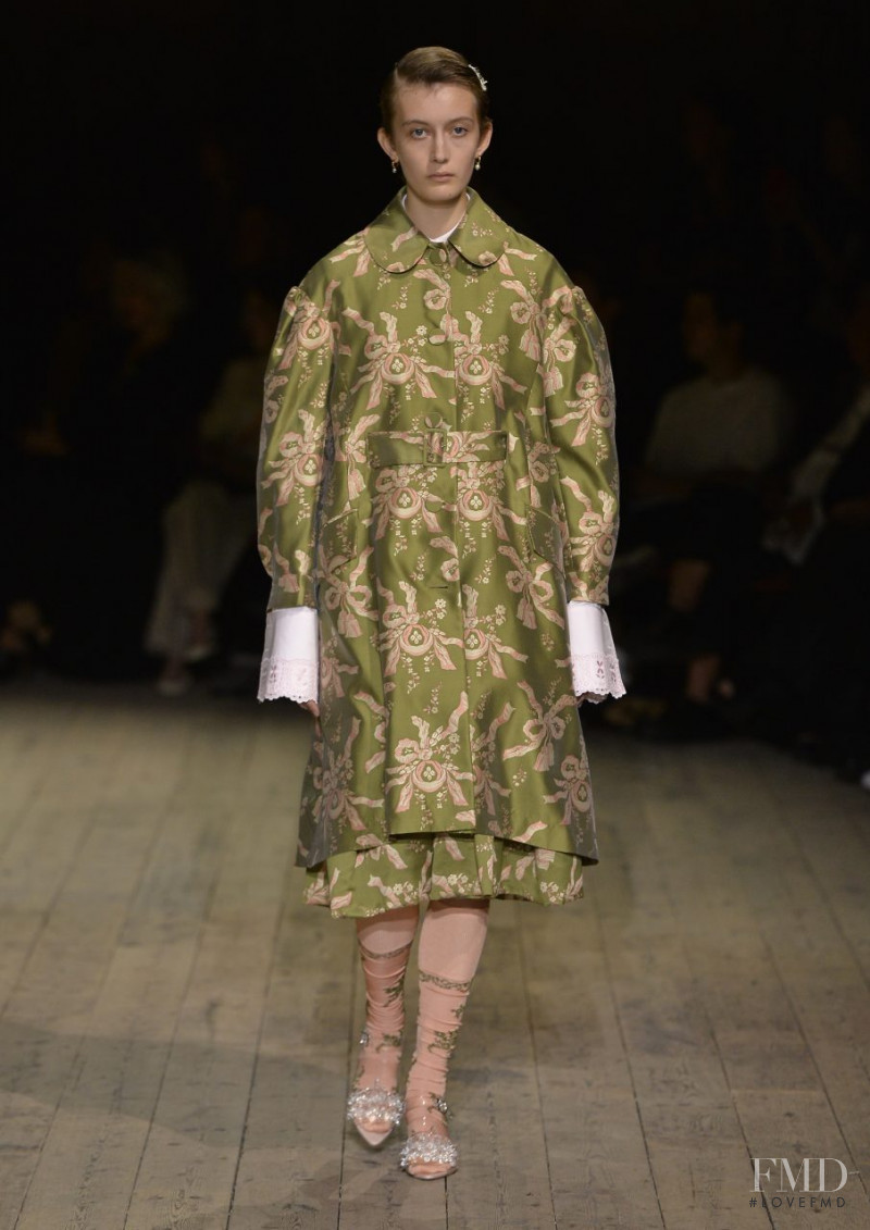 Fee Kienhuis featured in  the Simone Rocha fashion show for Spring/Summer 2020