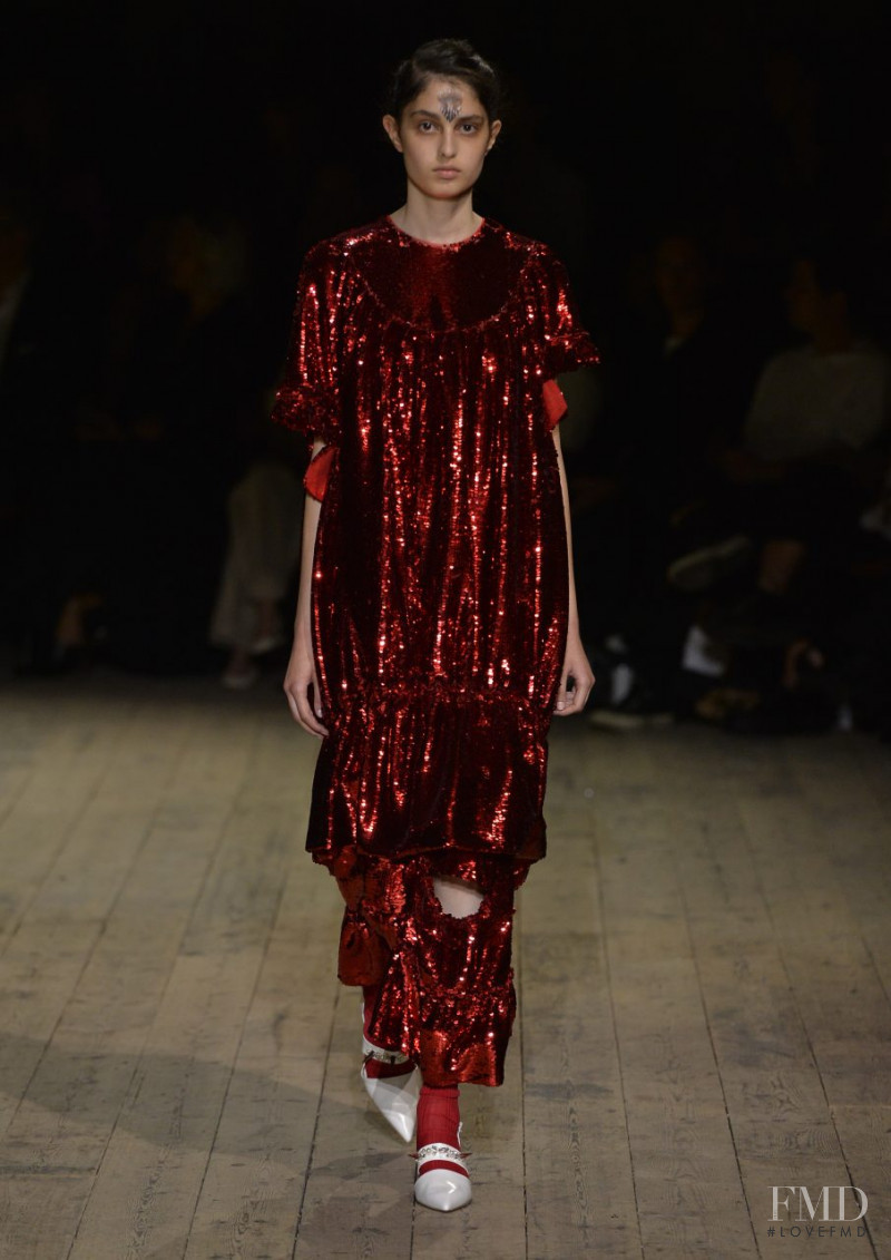 Medea Morton featured in  the Simone Rocha fashion show for Spring/Summer 2020