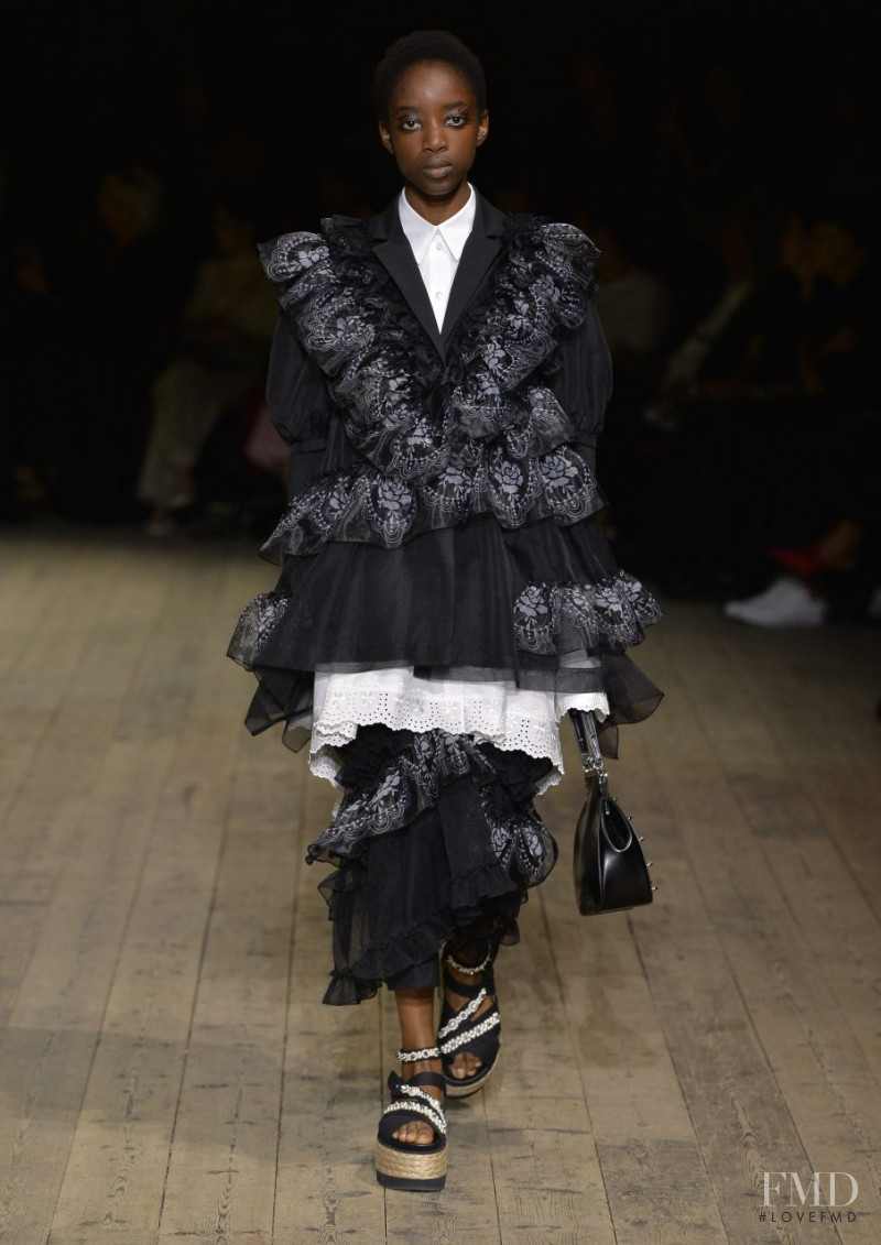 Zoe Kezia featured in  the Simone Rocha fashion show for Spring/Summer 2020