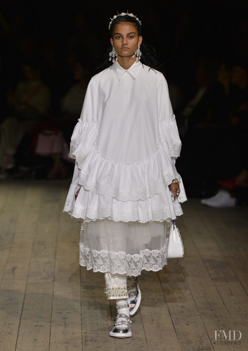 Romy Mukerjee featured in  the Simone Rocha fashion show for Spring/Summer 2020