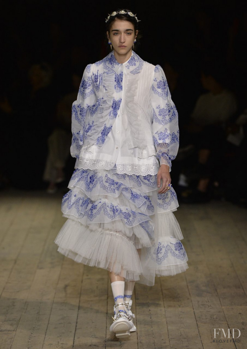 Zso Varju featured in  the Simone Rocha fashion show for Spring/Summer 2020