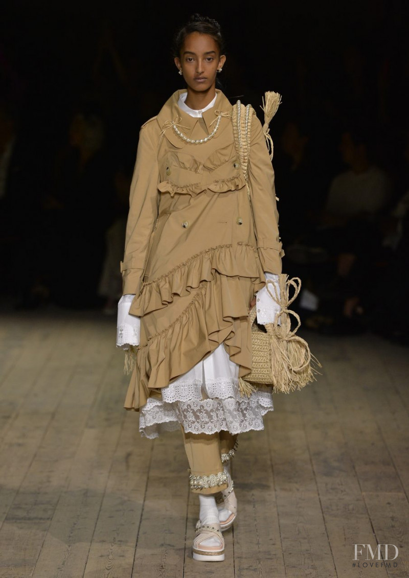 Mona Tougaard featured in  the Simone Rocha fashion show for Spring/Summer 2020