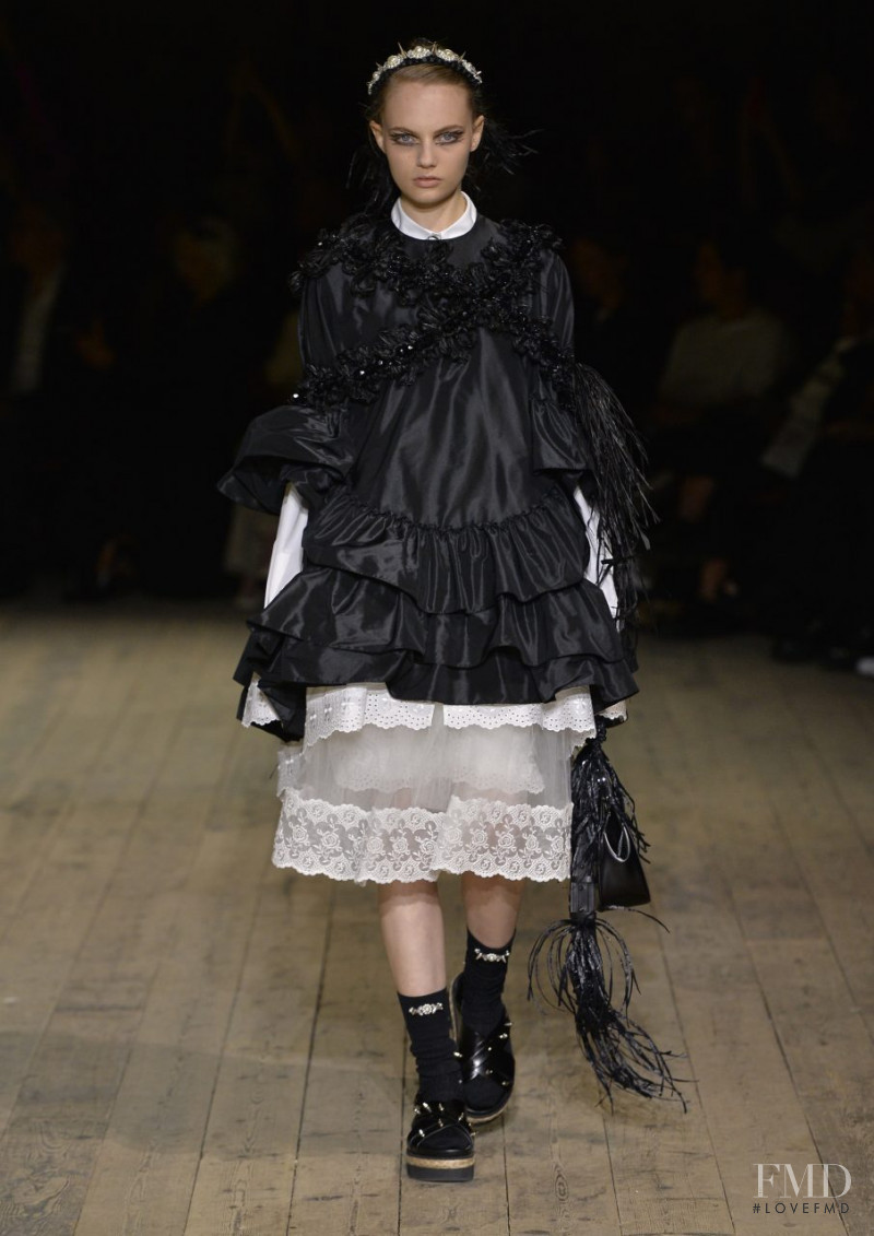 Fran Summers featured in  the Simone Rocha fashion show for Spring/Summer 2020