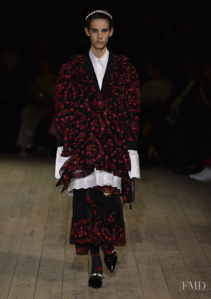 Cyrielle Lalande featured in  the Simone Rocha fashion show for Spring/Summer 2020