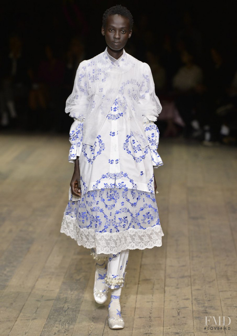 Aliet Sarah Isaiah featured in  the Simone Rocha fashion show for Spring/Summer 2020