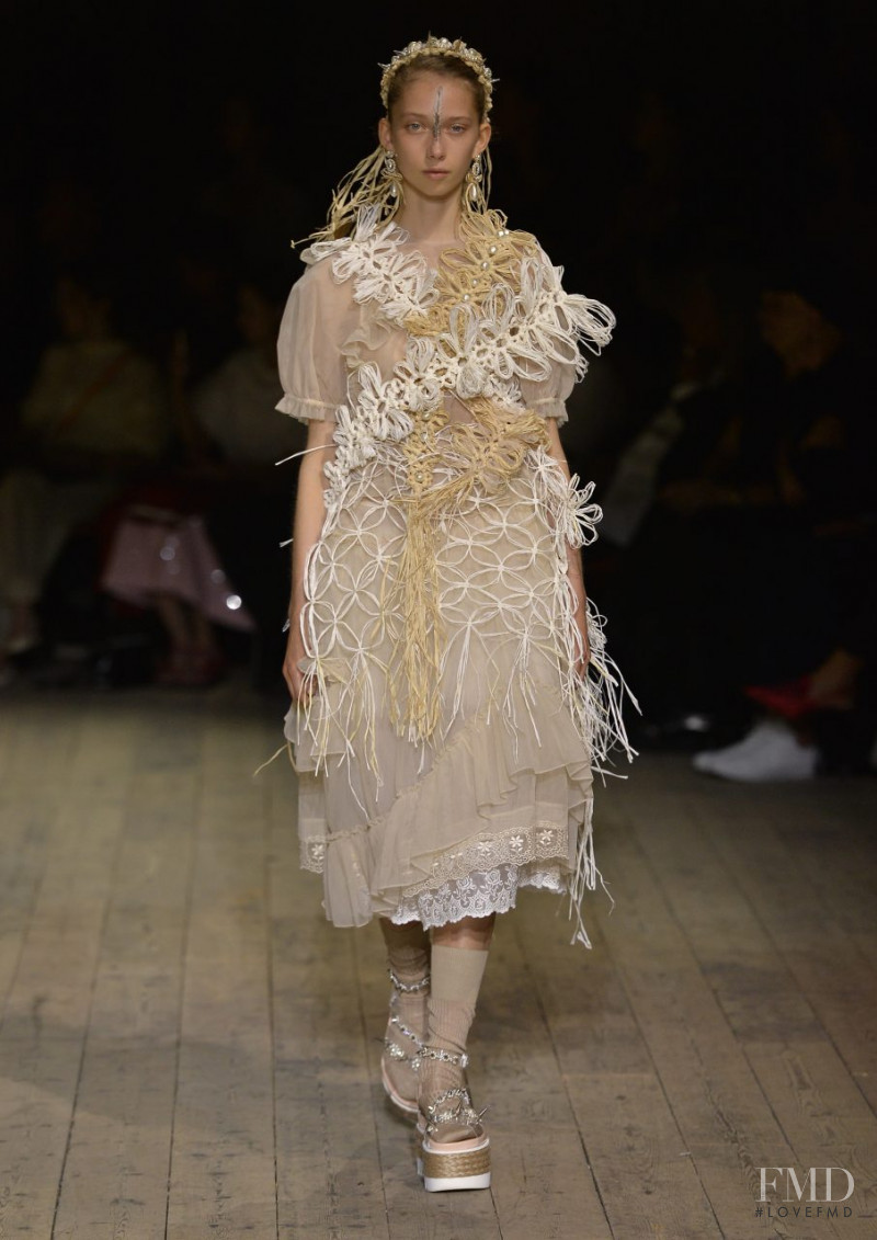 Fanny Chougui featured in  the Simone Rocha fashion show for Spring/Summer 2020