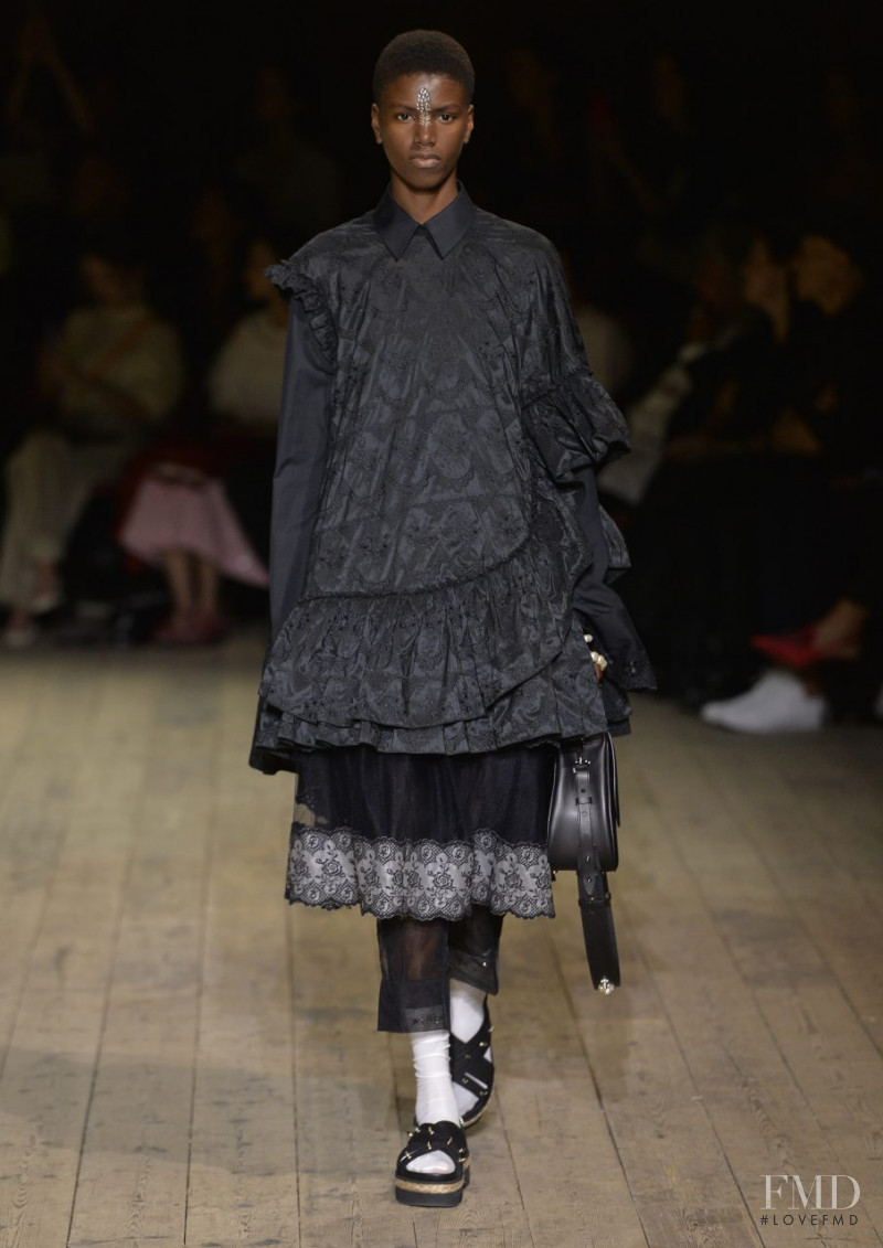 Yorgelis Marte featured in  the Simone Rocha fashion show for Spring/Summer 2020