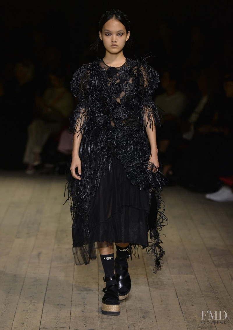 Pan Hao Wen featured in  the Simone Rocha fashion show for Spring/Summer 2020