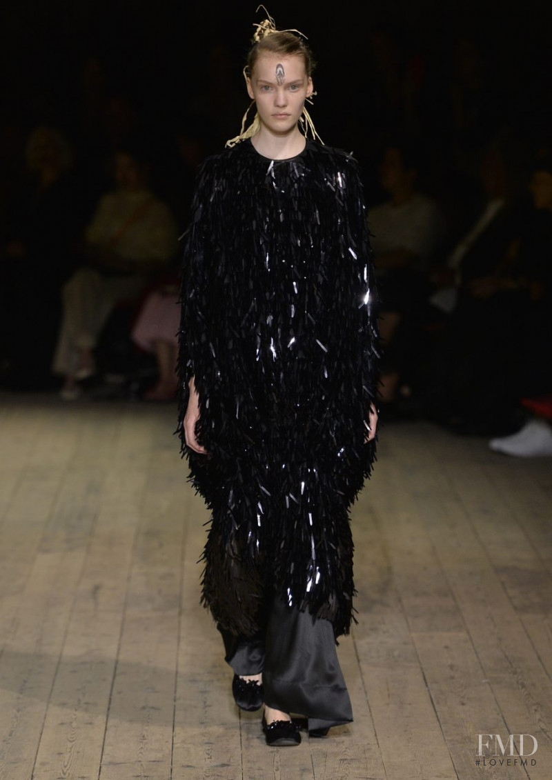 Penelope Ternes featured in  the Simone Rocha fashion show for Spring/Summer 2020