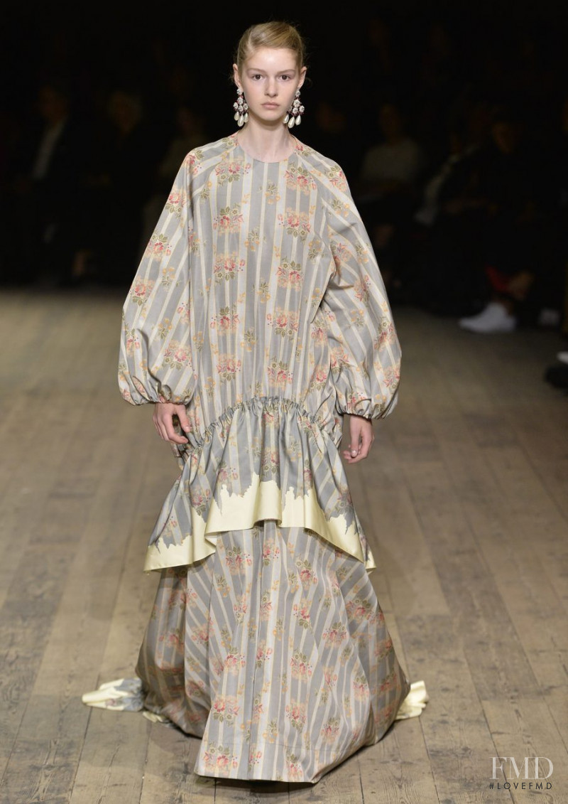 Isabel Jones featured in  the Simone Rocha fashion show for Spring/Summer 2020